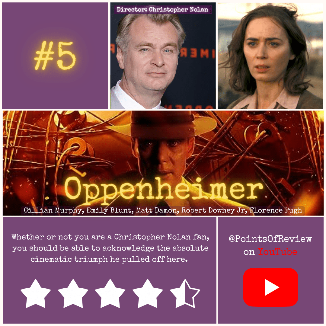 Top Films of the Year - Oppenheimer