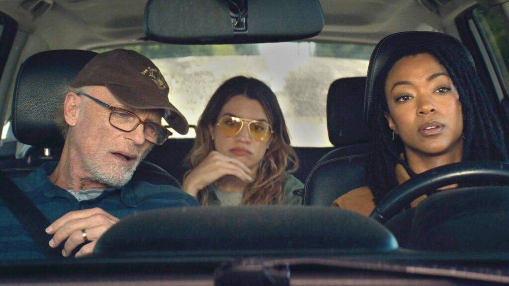 Ed Harris, Sonequa Martin-Green, and Natalie Morales in MY DEAD FRIEND ZOE by Kyle Hausmann-Stokes | IMDb