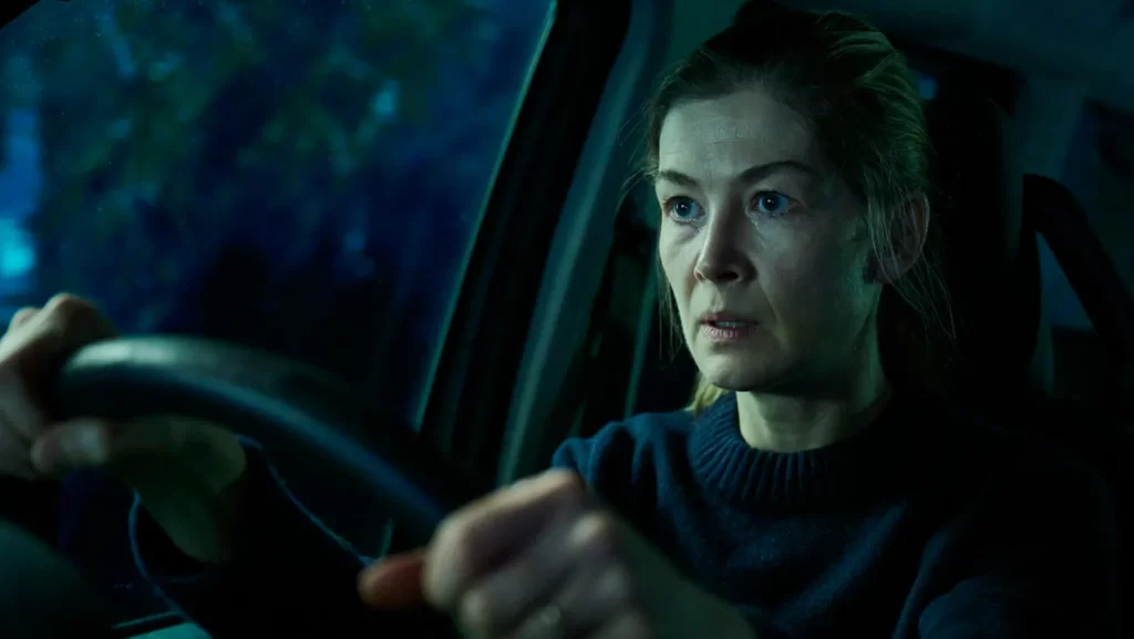 Rosamund Pike in HALLOW ROAD | Courtesy of SXSW