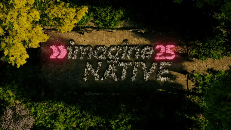 imagineNATIVE25 Garden Logo
