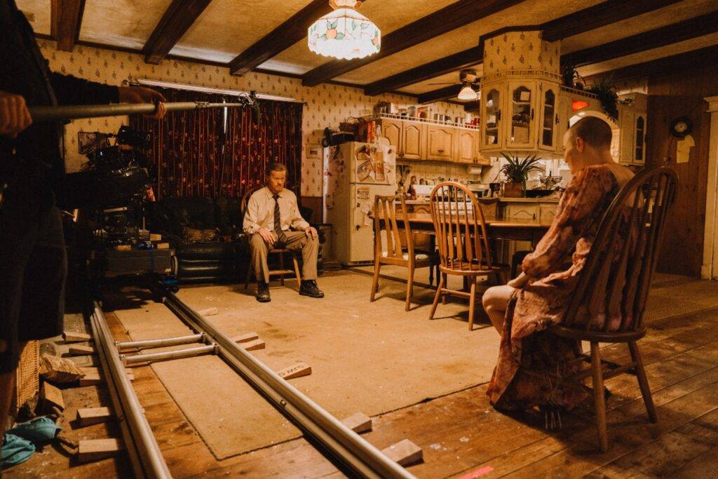 Behind the Scenes of Bugonia | Courtesy of Focus Features