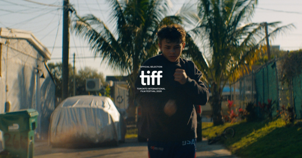 Isaiah Triana shadow boxing outdoors in Fight Kid